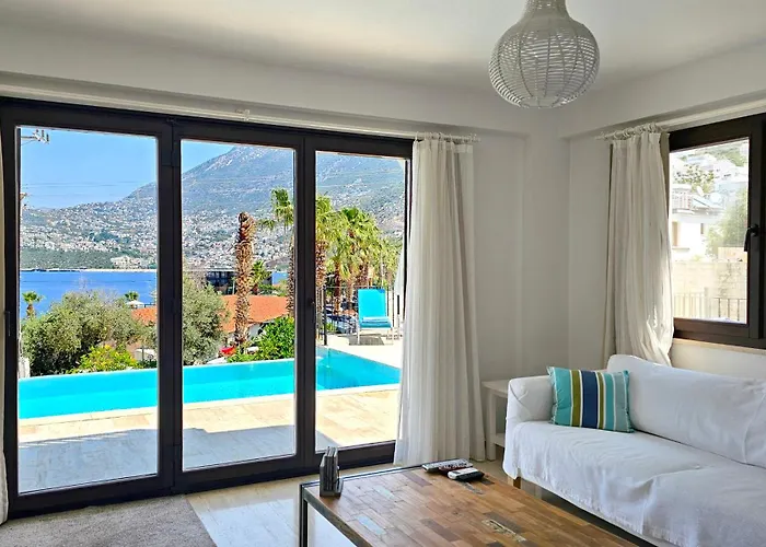 Evin Sea Front Modern In Kalkan Turkey 别墅 卡斯